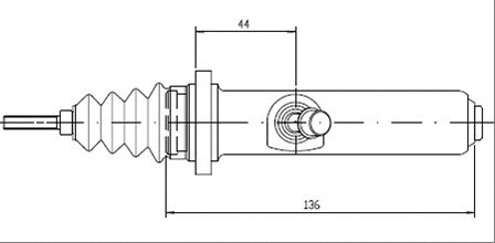 Master Cylinder, clutch (VCM105)