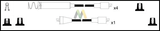 Ignition Cable Kit (LDRL1422)