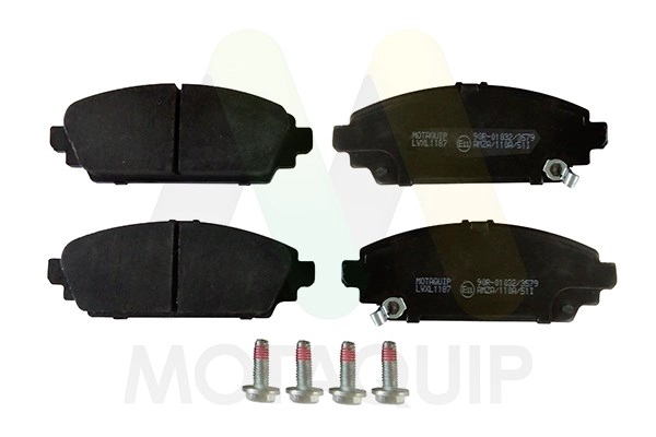 Brake Pad Set, disc brake (LVXL1187)