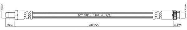 Brake Hose (VBJ476)