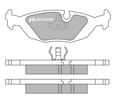 Brake Pad Set, disc brake (LVXL503)