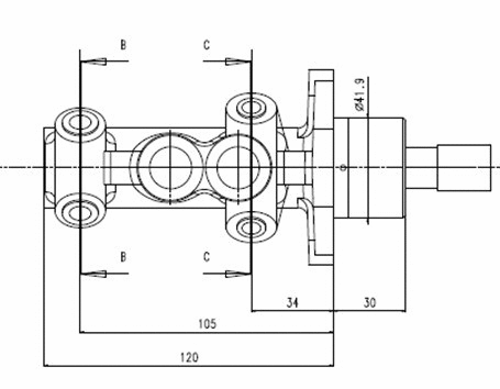 Brake Master Cylinder (VMC174)