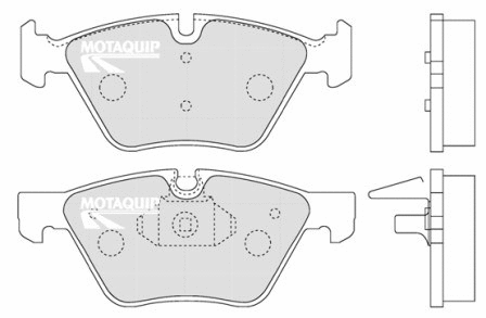 Brake Pad Set, disc brake (LVXL1292)