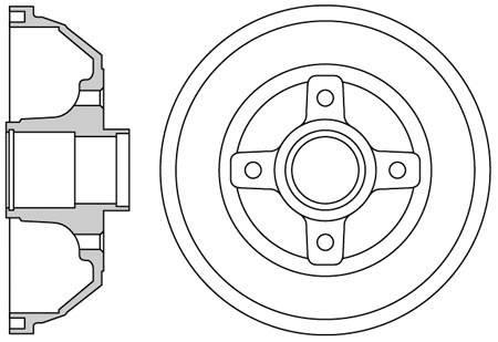 Brake Drum (VBE672)