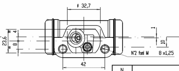 Wheel Brake Cylinder (VWC312)