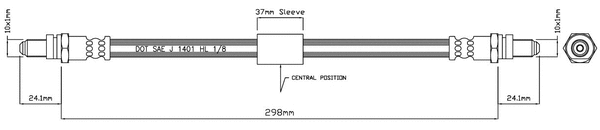 Brake Hose (VBH952)