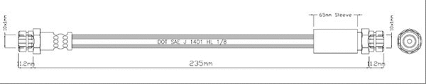 Brake Hose (VBH1189)