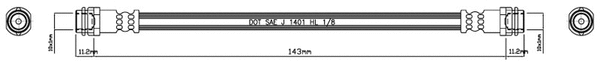 Brake Hose (VBJ189)