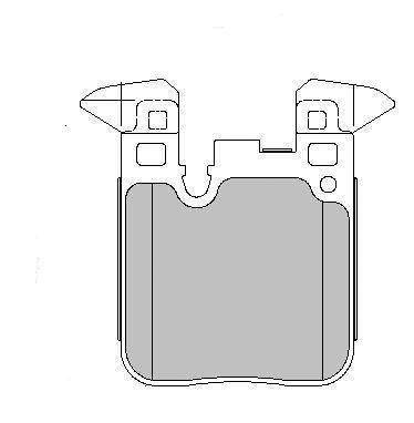 Brake Pad Set, disc brake (LVXL1732)
