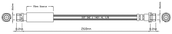 Brake Hose (VBJ637)