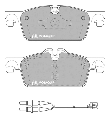 Brake Pad Set, disc brake (LVXL1681)