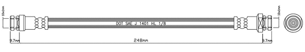 Brake Hose (VBJ387)