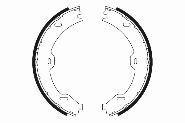 Brake Shoe Set, parking brake (LVBS804)