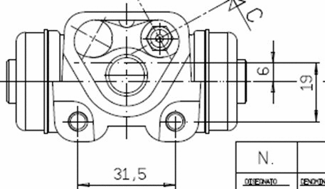 Wheel Brake Cylinder (VWC791)