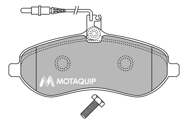 Brake Pad Set, disc brake (LVXL1342)