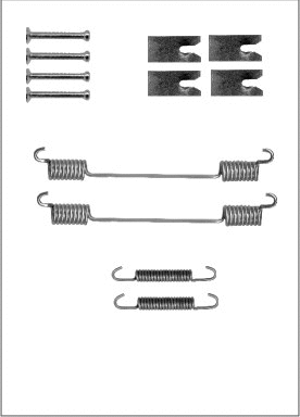 Accessory Kit, brake shoes (LVMK1132)