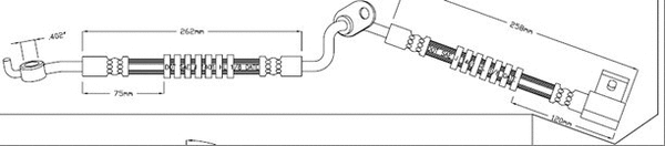 Brake Hose (VBH1232)