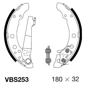 Brake Shoe Set (VBS253)