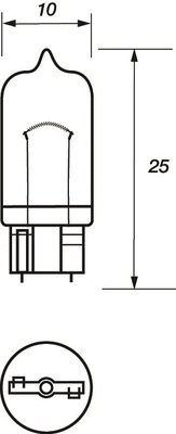 Bulb, instrument lighting (VBU501H)