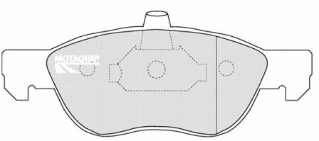 Brake Pad Set, disc brake (LVXL1182)
