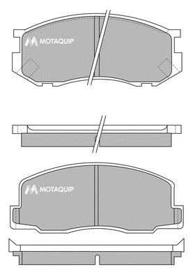 Brake Pad Set, disc brake (LVXL456)