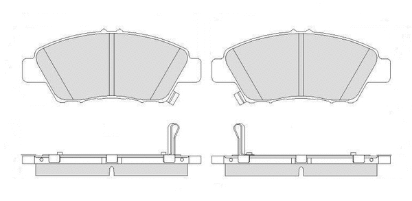 Brake Pad Set, disc brake (LVXL1670)