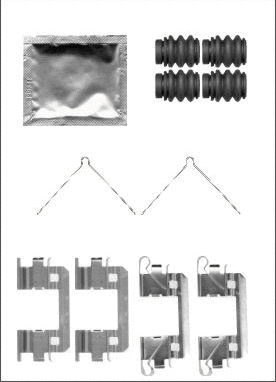 Accessory Kit, disc brake pad (LVMK1109)