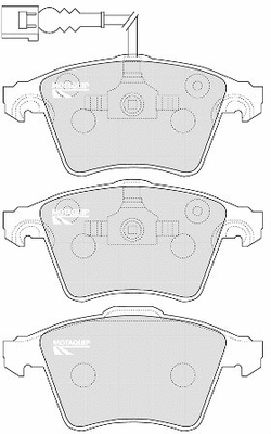 Brake Pad Set, disc brake (LVXL1170)
