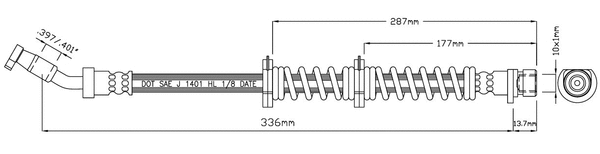 Brake Hose (VBJ314)
