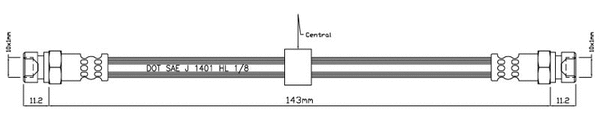 Brake Hose (VBJ169)