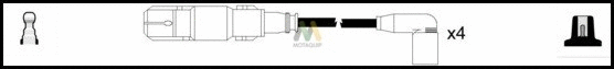 Ignition Cable Kit (LDRL776)