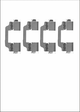Accessory Kit, disc brake pad (LVMK1083)
