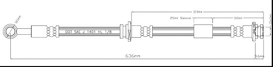 Brake Hose (VBH1145)