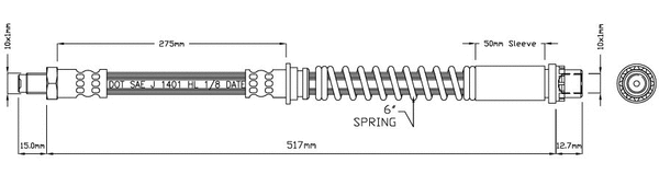 Brake Hose (VBJ570)