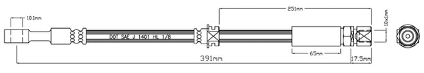 Brake Hose (VBH906)