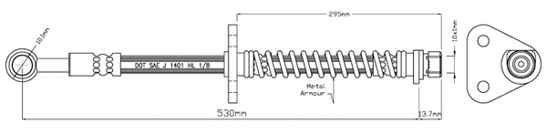 Brake Hose (VBH400)