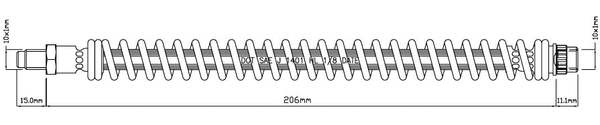 Brake Hose (VBH812)
