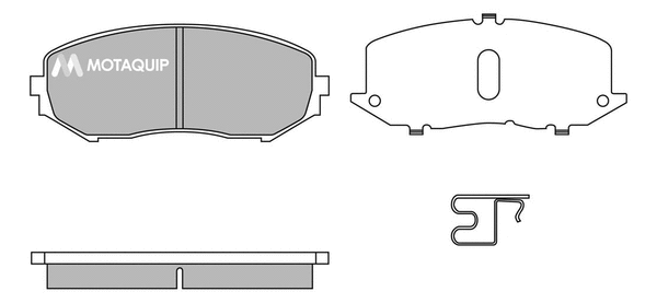 Brake Pad Set, disc brake (LVXL1395)