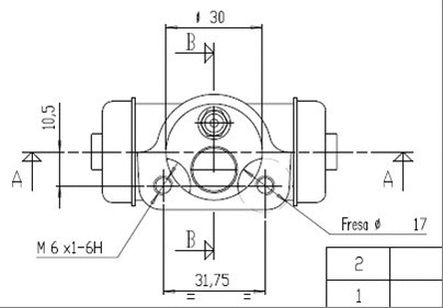 Wheel Brake Cylinder (VWC540)