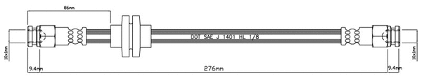Brake Hose (VBH848)