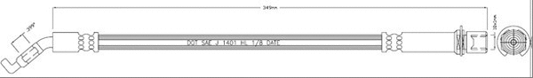 Brake Hose (VBJ505)