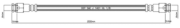 Brake Hose (VBH676)