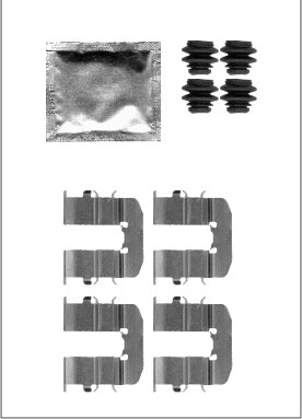 Accessory Kit, disc brake pad (LVMK1105)