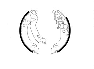Brake Shoe Set (VBS689)