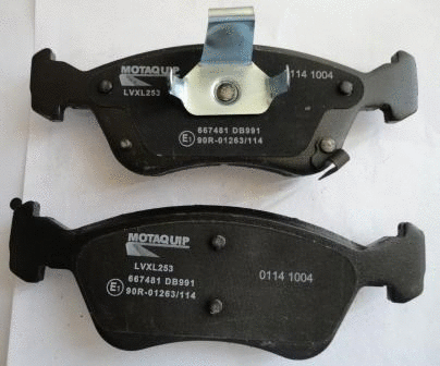 Brake Pad Set, disc brake (LVXL253)