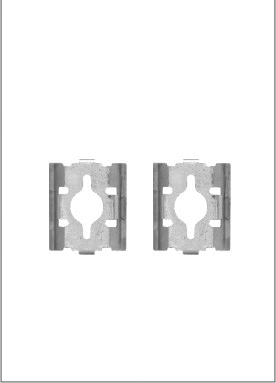Accessory Kit, disc brake pad (LVMK1099)