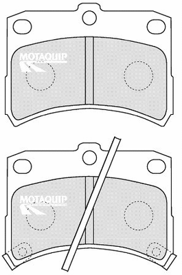 Brake Pad Set, disc brake (LVXL1180)