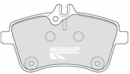 Brake Pad Set, disc brake (LVXL1268)