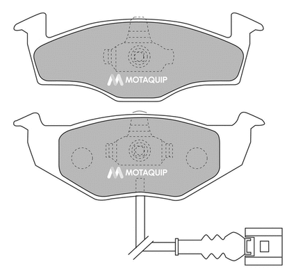 Brake Pad Set, disc brake (LVXL1124)