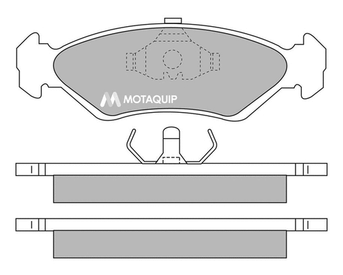 Brake Pad Set, disc brake (LVXL536)